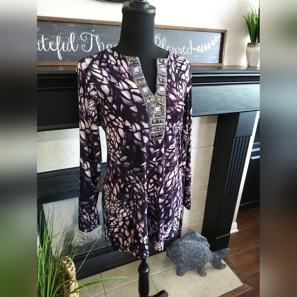 Chico`s Ladies Tunic Top - Picture 4 of 9